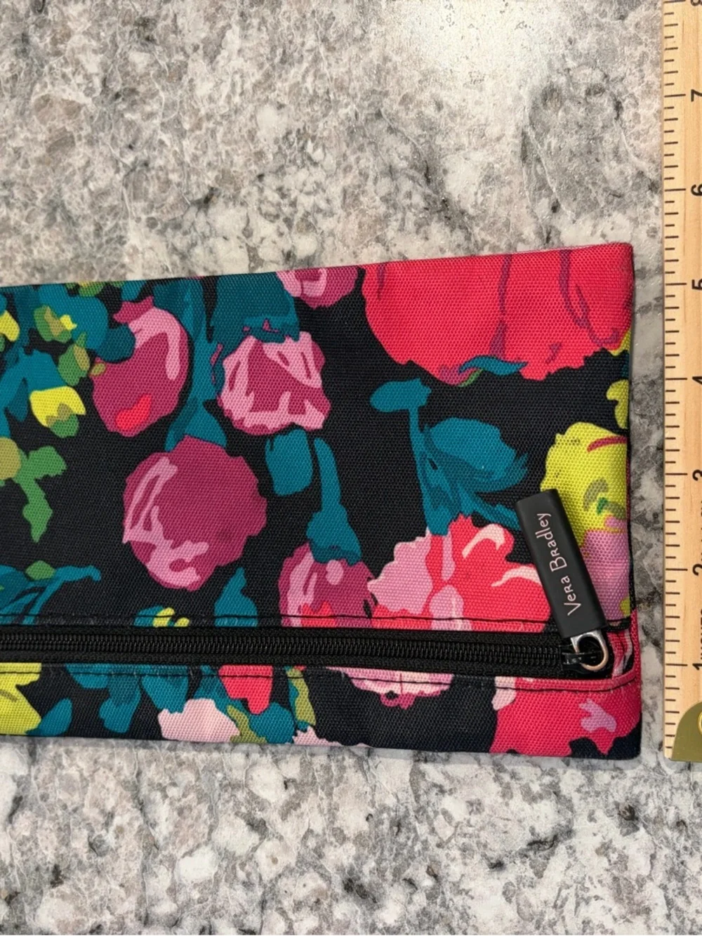 Vera Bradley Hilo Meadow Slim Zip Pouch Cosmetic Case